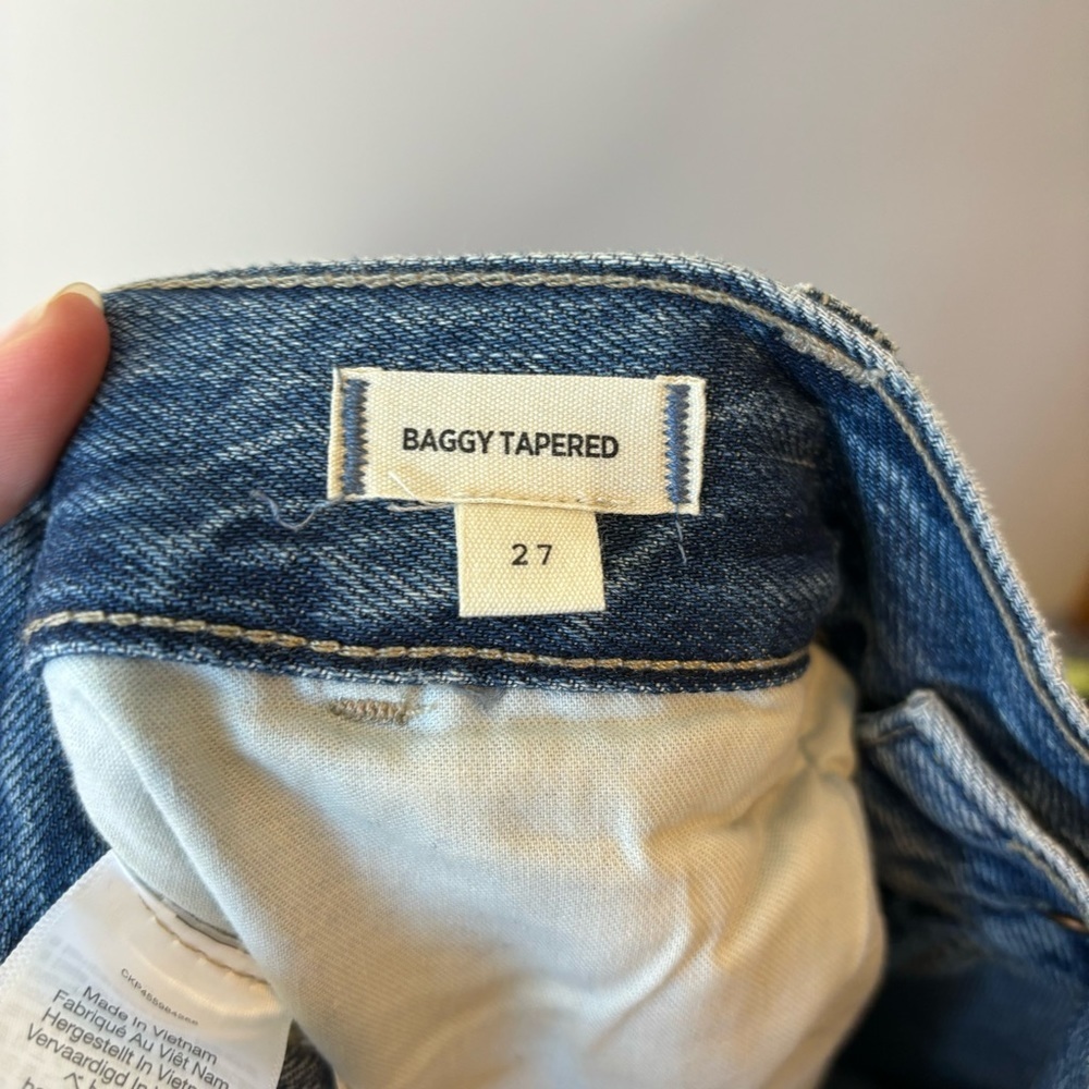 Madewell Baggy Tapered Jeans 27 - Picture 10 of 11